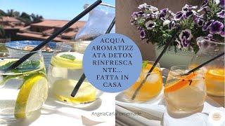 ACQUA AROMATIZZATA - DETOX - FATTA IN CASA - PER COMBATTERE LA RITENZIONE IDRICA O CELLULITE