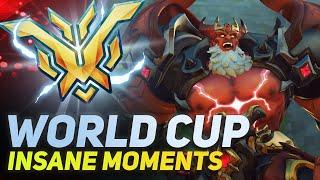 SOME INSANE MOMENTS FROM OVERWATCH WORLD CUP