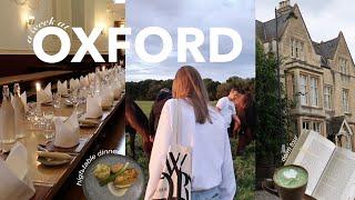 a week in my life at oxford  dorm tour high table dinner studying cafes ️