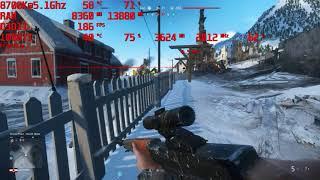 Battlefield V Open Beta CPU limit 8700k 51ghz