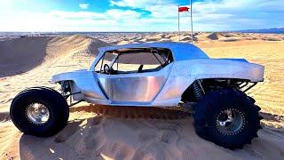 TWIN TURBO 800HP Sandrail Shreds Up Glamis Sand Dunes  360 RAW