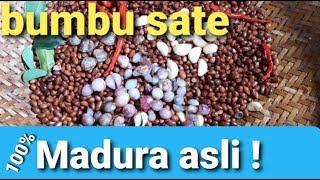 Membuat bumbu sate madura asli  Kuliner yang melegenda..