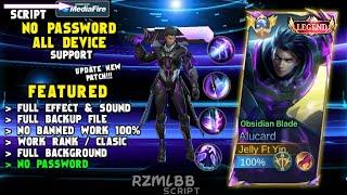 NEW Script Skin Alucard legend No Password  Effect & Voice - Link MediaFire Mobile Legends