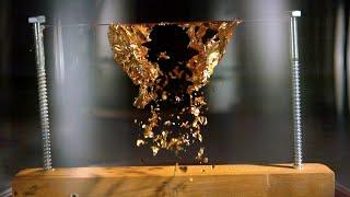 Exploding Gold in a Vacuum at 80000FPS - The Slow Mo Guys