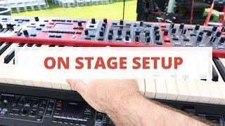 Live Stage Setup Tour - Nord Grand 2 Nord Stage 3 and MPC Key 37