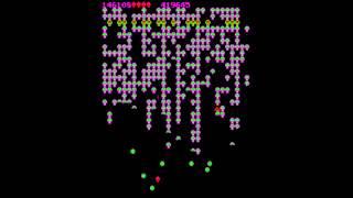 Centipede - Arcade version 470942 score. Atari 1980. Full gameplay. MAME