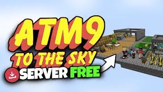 How To Play All The Mods 9 To The Sky with Friends Make a server free 2024 ATM9SKY