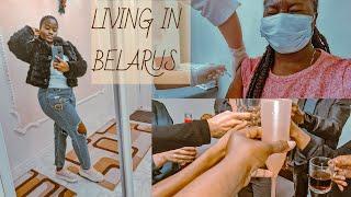 LIVING IN BELARUS   classes first vaccine  grocery shopping group get together and more...