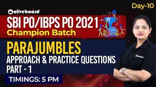 SBI POIBPS PO 2021  English  PARAJUMBLES  Approach and Practice Questions  Part - 1  Day 10