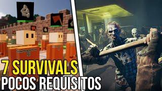 7 MEJORES JUEGOS de SUPERVIVENCIA para PC de POCOS REQUISITOS 