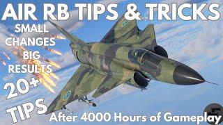 TOP AIR RB Tips & Tricks - War Thunder BEGINNERS GUIDE More Than 20 Tips