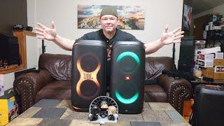 JBL Partybox Club 120 vs 110  A Family Feud Battery PoweredBluetooth Party Speakers Face-Off