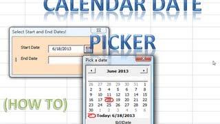 Excel VBA USERFORMS #25 Date Picker Calendar revealed Loop through Userforms and Controls  Example