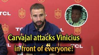 Carvajal attacks Vinicius in front of everyone because of Spain Whats the reason?