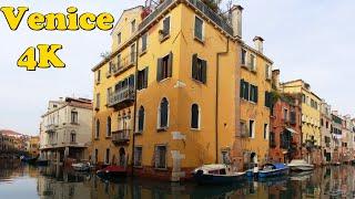 Venice Italy Walking tour 4K.