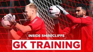 Sheffield United Goalkeeper Training  Aaron Ramsdale and Wes Foderingham  Inside Shirecliffe