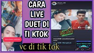 cara duet live di tiktok