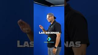 Dirigiendo las escenas que se filmaron en Blue Screen  #collageacademy #filmmaker #filmschool