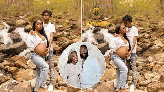 Rick Ross Daughter Toie Does Preggo Outdoor Photoshoot With BF Lil Poppa 