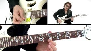 Steve Vai Guitar Lesson - Bending Notes - Alien Guitar Secrets Passion & Warfare