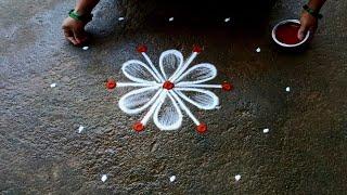 Pongal2023special flower rangoli5*3 sankranti chukala muggulubhogi mugguluSuper Beautifulrangoli