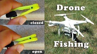 Drone Fishing How to release the fishing line