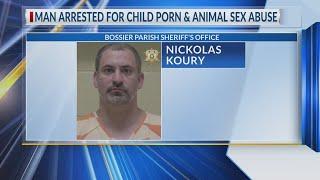 Bossier City man jailed on child porn animal sex abuse charges