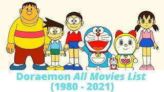 Doraemon All Movies List 1980 - 2021  Doraemon and Nobita Movies  Mr. Dark Mind