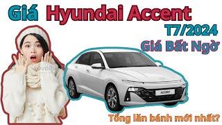 Giá xe Hyundai Accent mới tuần 27  KM nhiều phụ kiện tổng lăn bánh mới nhất từ 450tr Xe360