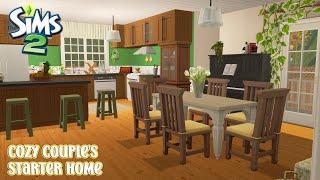  Cozy Starter Home for Young Couple   Sims 2 Speed Build  Decorate With Me