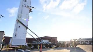 Rise & Shine Team Minot Airmen test ICBM rocket loading system 2019 