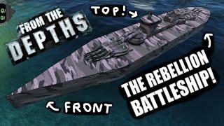 Battleship of the Rebellion  From the Depths Building Stream