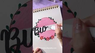 DIY Front Page Idea Create Stunning Covers  #shorts #nhuandaocalligraphy #DIY #frontpage