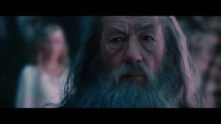Gandalf Galadriel Elrond and Saruman have a discussion in Rivendell 1080 HDENG SUB