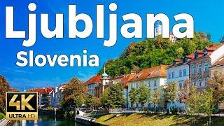 Ljubljana Slovenia Walking Tour 4k Ultra HD 60fps – With Caption