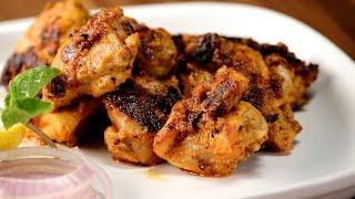 Achaari Chicken Tikka  Sanjeev Kapoor Khazana