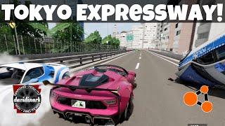 BeamNG Drive - ASSETTO CORSA Mod in BeamNG Tokyo Shuto C1 Expressway