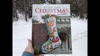 Flosstube Extra Flipthrough of A Cross Stitch Christmas Handcrafted Holidays