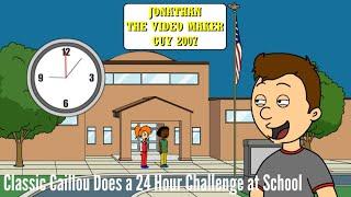 Classic Caillou Does a 24 Hour ChallengeArrested