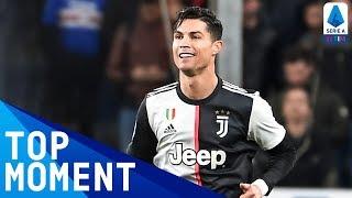 Ronaldo Scores Insane Goal With Giant Leap  Sampdoria 1-2 Juventus  Top Moment  Serie A TIM