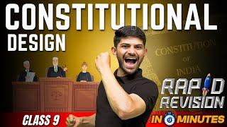 Constitutional Design  10 Minutes Rapid Revision  Class 9 SST