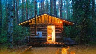 Survive a Rainy Night in a cozy Log Cabin