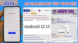 Samsung FRP Bypass 2024 Adb Enable Fail  Samsung Android 12 13 11 Frp Remove Free Tool One Click