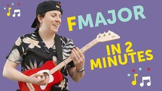 How to play F Chord on a 3-string Guitar  Loog Guitar School