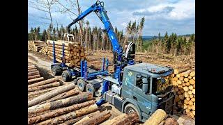 *SCANIA-Clip* • Scania R540 • LoggingTruck • Timbertruck • Mause Holz-Transporte • Action • Part-3