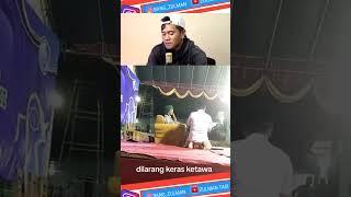 Viral seorang kiyai kena siram air putih