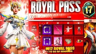 M17 Royal Pass  1 To 50 Rp Reward Leaks  M17 Mythic Outfit PUBGM