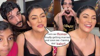 Sushmita Sen revealed about her Marriage on her First Livewith Rohman Shawl and her Daughter