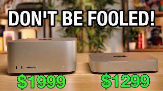 M2 Mac Studio VS M2 Mac mini - DONT BE FOOLED