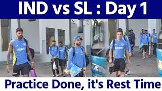 Team India Day 1 in Sri Lanka done  Shubman gill yashaswi jaiswal Hardik Suryakumar parag